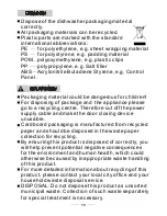 Preview for 6 page of Cata DW45M Instruction Manual