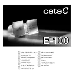 Cata E-100 Instruction Manual preview