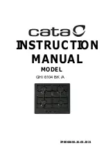 Preview for 33 page of Cata GHI 6104 BK /A Installation, Use And Maintenance Instructions