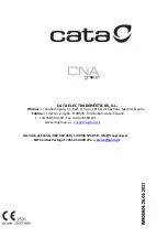 Preview for 142 page of Cata GHI 6104 BK /A Installation, Use And Maintenance Instructions