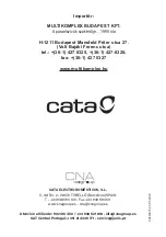 Preview for 31 page of Cata INSB 6003 BK Operating And Maintenance Instructions Manual