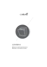 Cata LVI 61014 Installation, Use And Maintenance Instructions preview