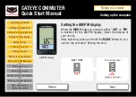 Preview for 14 page of Cateye COMMUTER CC-COM10W Quick Start Manual