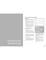 Preview for 9 page of Catler BM 8030 Instructions For Use Manual