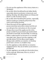 Preview for 6 page of Catler FG 403 Instructions For Use Manual