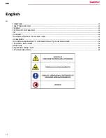 Preview for 11 page of Cattini YAK 315/L Operating And Maintenance Manual