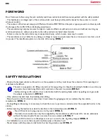 Preview for 13 page of Cattini YAK 315/L Operating And Maintenance Manual