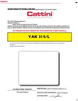 Preview for 20 page of Cattini YAK 315/L Operating And Maintenance Manual