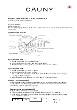 Preview for 1 page of Cauny CAC001 Instruction Manual