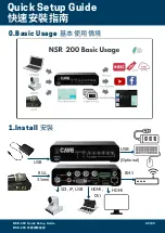 Preview for 3 page of CAVE NSR-200 Quick Setup Manual