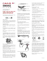 Preview for 2 page of Cavius RAUCHWARN MELDER Quick Start Manual