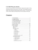 Preview for 5 page of CAVS JB-199 Premier User Manual