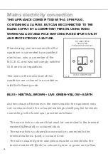 Preview for 18 page of CDA EXA60 Installation, Use And Maintenance Manual