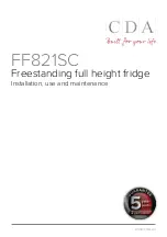 CDA FF821 Installation, Use And Maintenance Manual preview