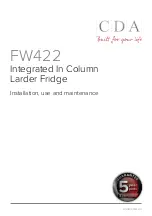 Preview for 1 page of CDA FW422 Installation, Use And Maintenance Manual