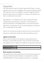 Preview for 3 page of CDA HC6312FR Directions For Installation, Use And Maintenance