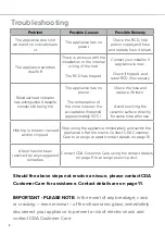 Preview for 12 page of CDA HC6312FR Directions For Installation, Use And Maintenance