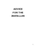 Preview for 13 page of CDA HVC70 Manual For Installation, Use And Maintenance