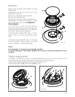 Preview for 19 page of CDA RC 9301 Manual For Installation, Use And Maintenance