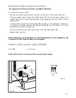 Preview for 47 page of CDA RC 9320 F Operating & Installation Instructions Manual