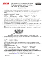 Preview for 2 page of CDI 113-4985 Installation And Troubleshooting Manual