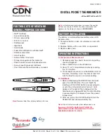 Preview for 1 page of CDN DT450X Quick Start Manual