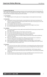 Preview for 5 page of CDP UPO11-1 RT User Manual