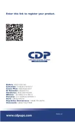 Preview for 24 page of CDP UPO11-1 RT User Manual