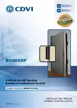 CDVI BO600RP Installation Manual preview