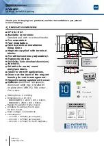 Preview for 2 page of CDVI BO600RP Installation Manual