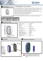 Preview for 3 page of CDVI ERONE TTHS2641E1 Manual