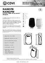 Preview for 3 page of CDVI NANOPB Quick Start Installation Manual