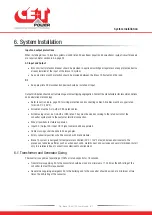 Preview for 18 page of CE+T Power BRAVO 10 - 48/120 User Manual