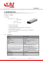 Preview for 12 page of CE+T Power Bravo 10 - 48/230 User Manual