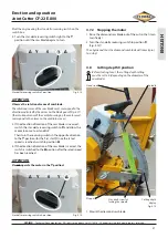 Preview for 21 page of Cedima CF-22 E.800 Operating, Manual Maintenance Manual And Safety Notes