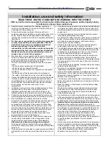 Preview for 2 page of Ceia HI-PE multi-zone Series Installation, Use And Maintenance Manual