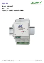 CEL-MAR ADA-1021 User Manual preview