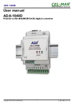 CEL-MAR ADA-1040D User Manual preview