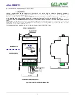 Preview for 4 page of CEL-MAR ADA-1040PC3 User Manual