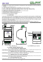 Preview for 5 page of CEL-MAR ADA-13021 User Manual