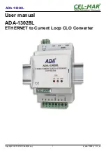 Preview for 1 page of CEL-MAR ADA-13028L User Manual