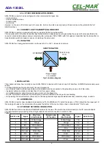 Preview for 6 page of CEL-MAR ADA-13028L User Manual