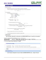 Preview for 21 page of CEL-MAR ADA-13040MG User Manual