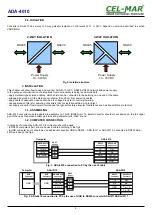 Preview for 5 page of CEL-MAR ADA-4010 User Manual