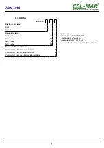 Preview for 9 page of CEL-MAR ADA-4010 User Manual