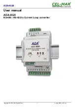 CEL-MAR ADA-4020 Series User Manual preview