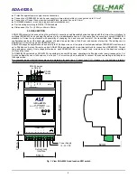 Preview for 4 page of CEL-MAR ADA-4020A User Manual