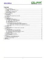 Preview for 2 page of CEL-MAR ADA-4028LA User Manual