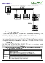 Preview for 7 page of CEL-MAR ADA-4040PC3 User Manual