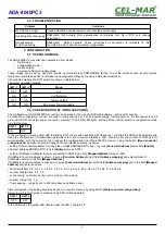 Preview for 8 page of CEL-MAR ADA-4040PC3 User Manual